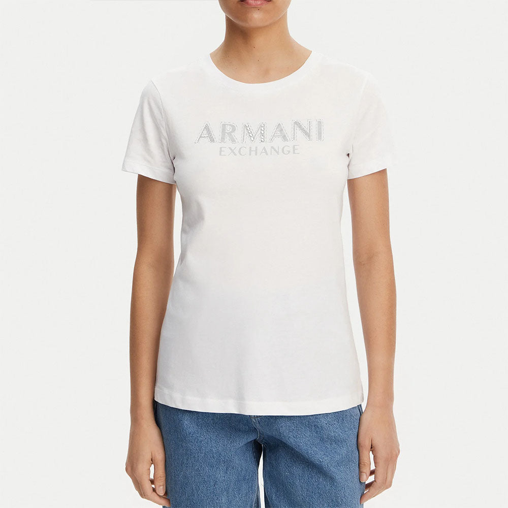 Armani Exchange T-shirt da donna in cotone