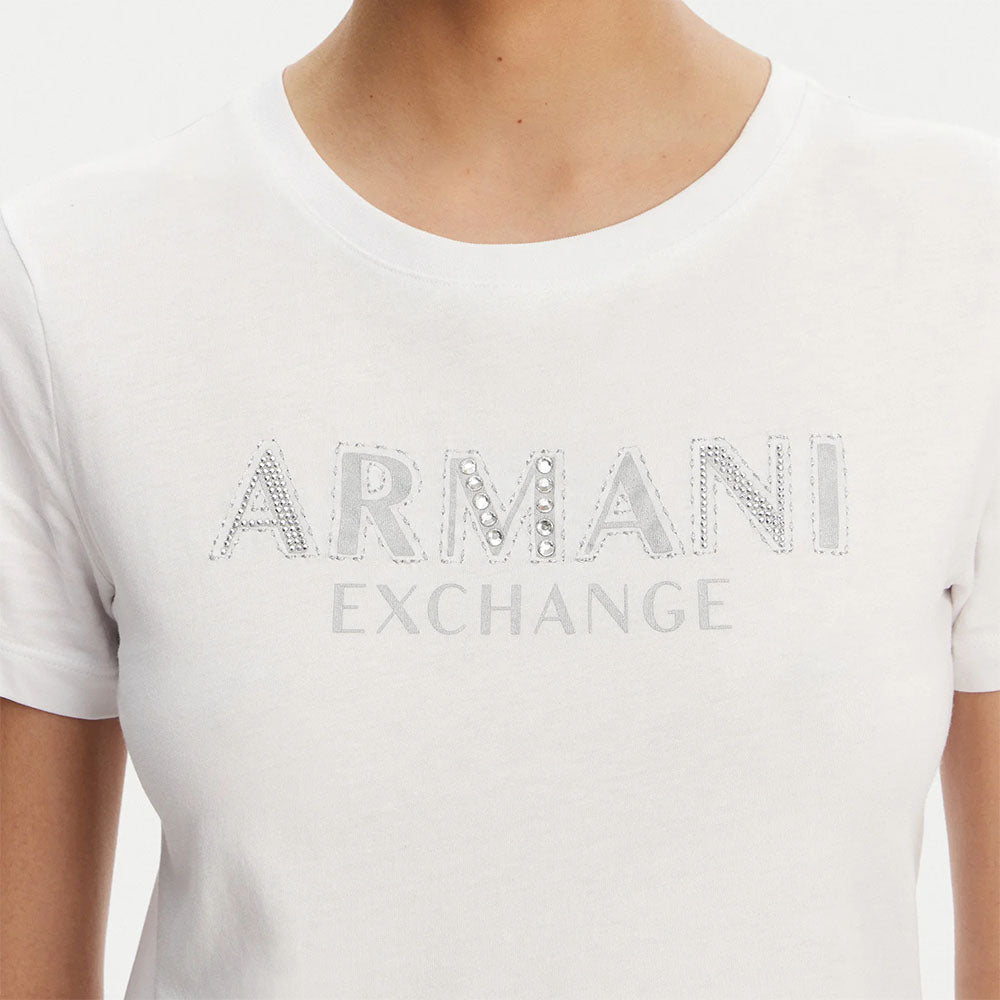 Armani Exchange T-shirt da donna in cotone
