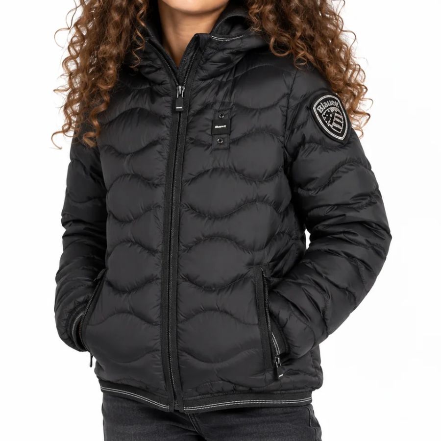 Blauer Giubbino da bambina 26WBLGC03289