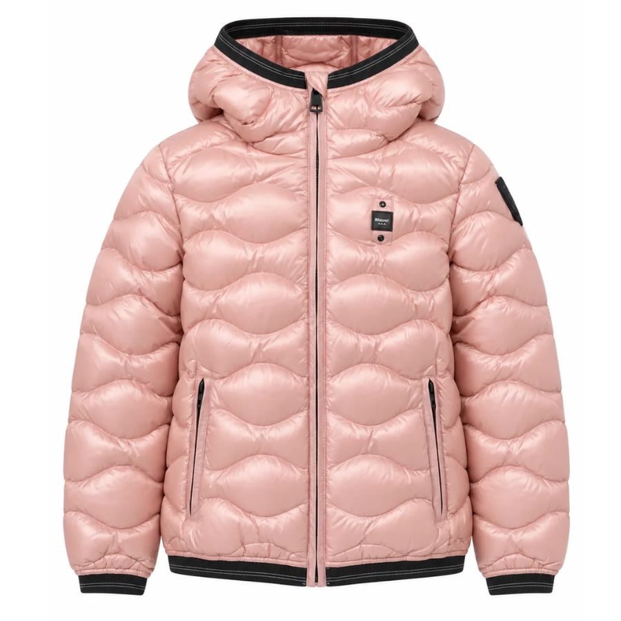 Blauer Giubbino da bambina 26WBLGC03289
