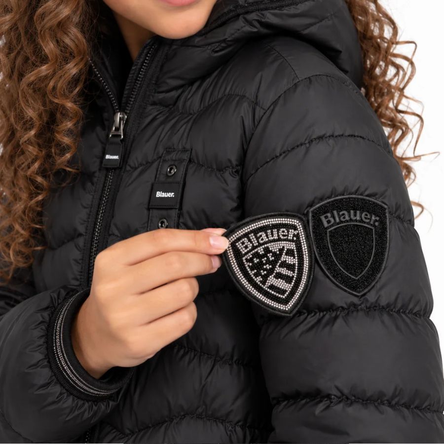 Blauer Giubbino da bambina 26WBLGC03289