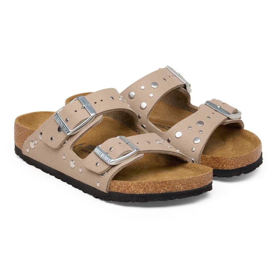 Birkenstock sandalo Arizona Rivet Border donna 1031708
