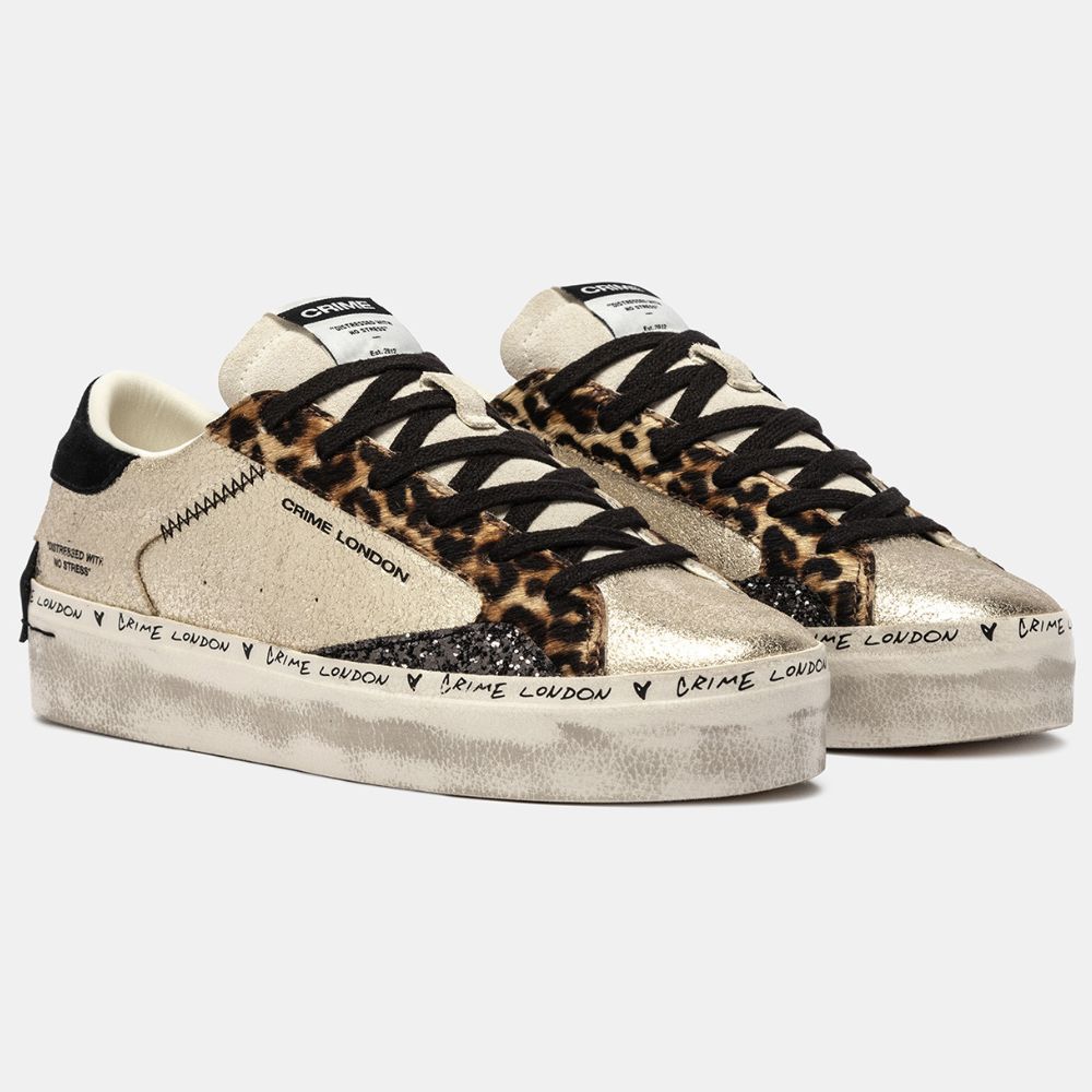 Crime London Distressed Platform donna 25071AA8.26