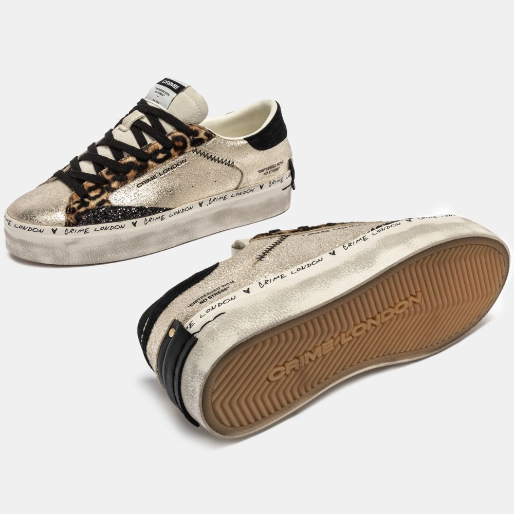 Crime London Distressed Platform donna 25071AA8.26