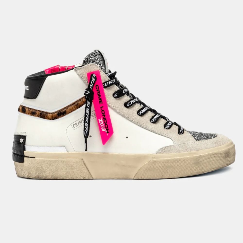 Crime London sneaker alta SK8 Recut High da donna 25172AA8.10