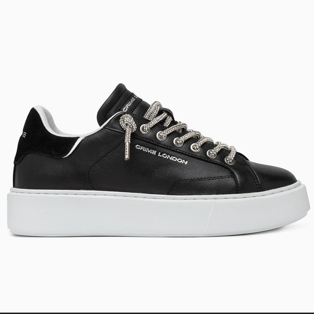 Crime London sneakers da donna black spark