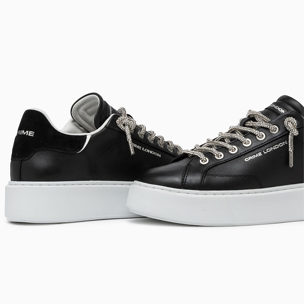 Crime London sneakers da donna black spark