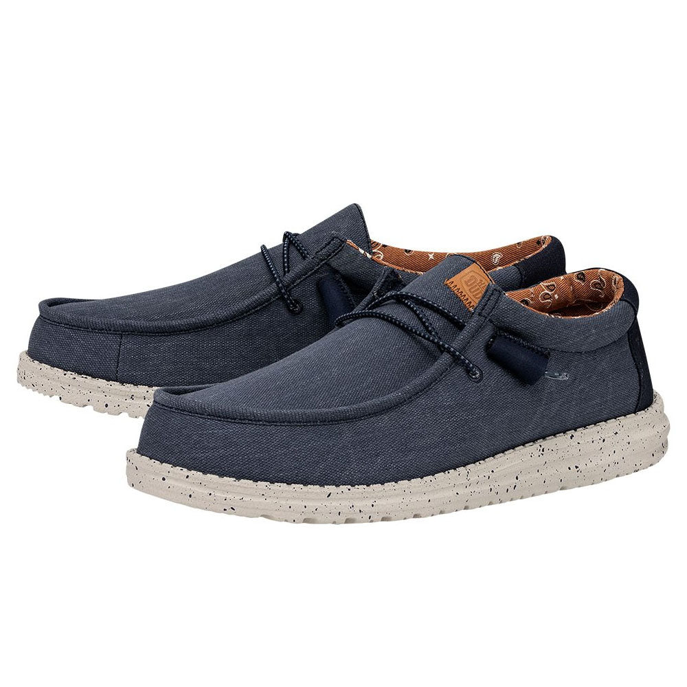 Hey Dude mocassino da uomo blu in tessuto