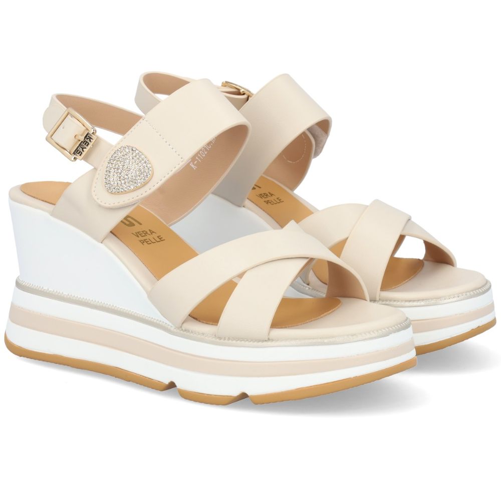 Keys sandalo da donna con zeppa K-11021