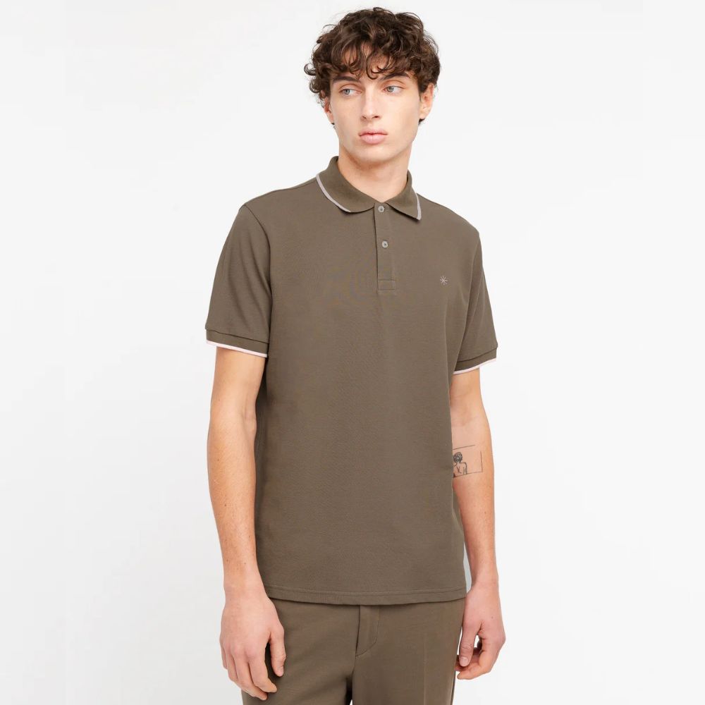 Manuel Ritz Polo contrasti in piquet 4032M550
