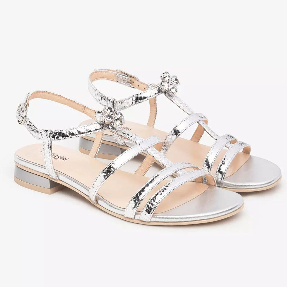 Nerogiardini Sandalo da donna in pelle