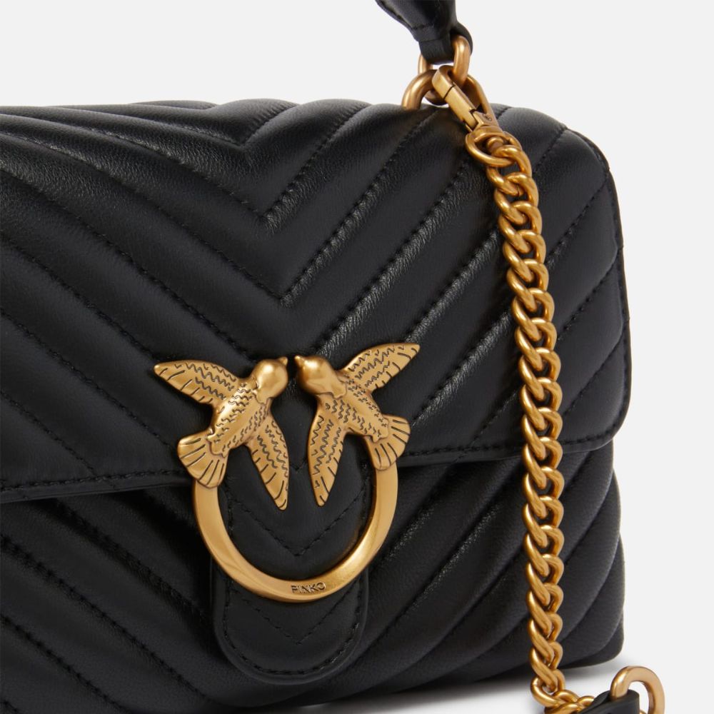 Pinko Mini Lady Love Bag Puff Chevron donna 100044-A0GK