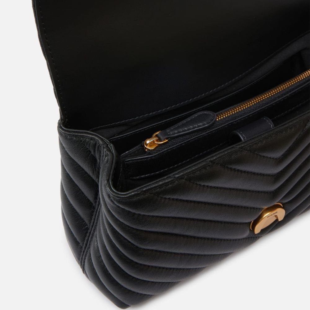 Pinko Mini Lady Love Bag Puff Chevron donna 100044-A0GK