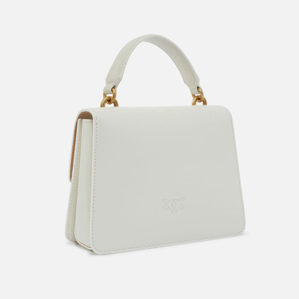 Pinko borsa a mano e tracolla piccola Love Bag in pelle 100071-A0F1