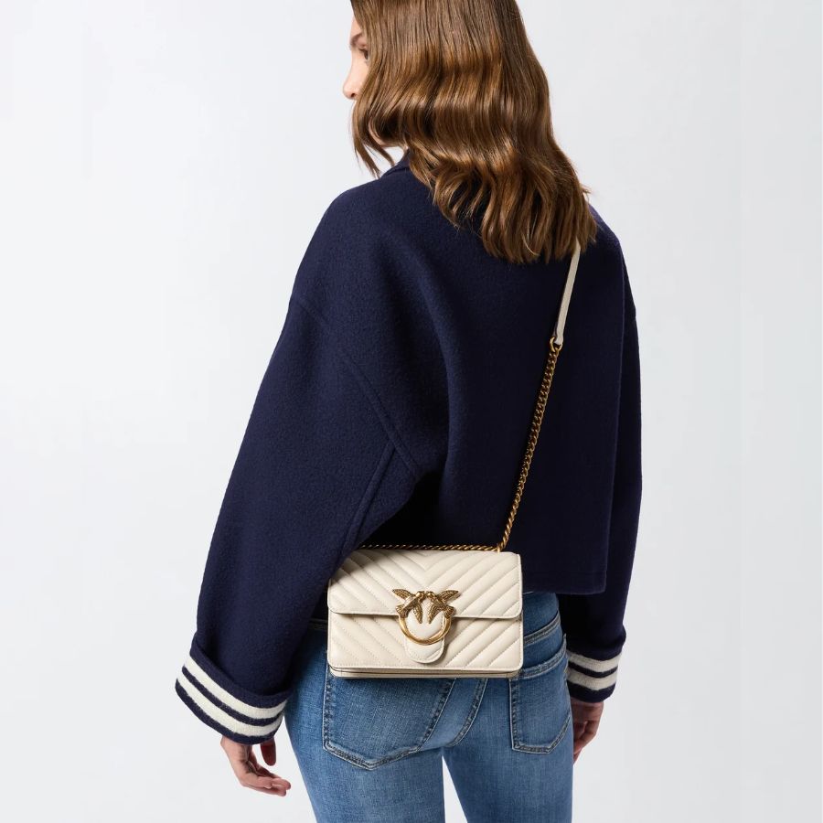 Pinko Borsa piccola a tracolla Love Bag One Chevron 100074-A0GK