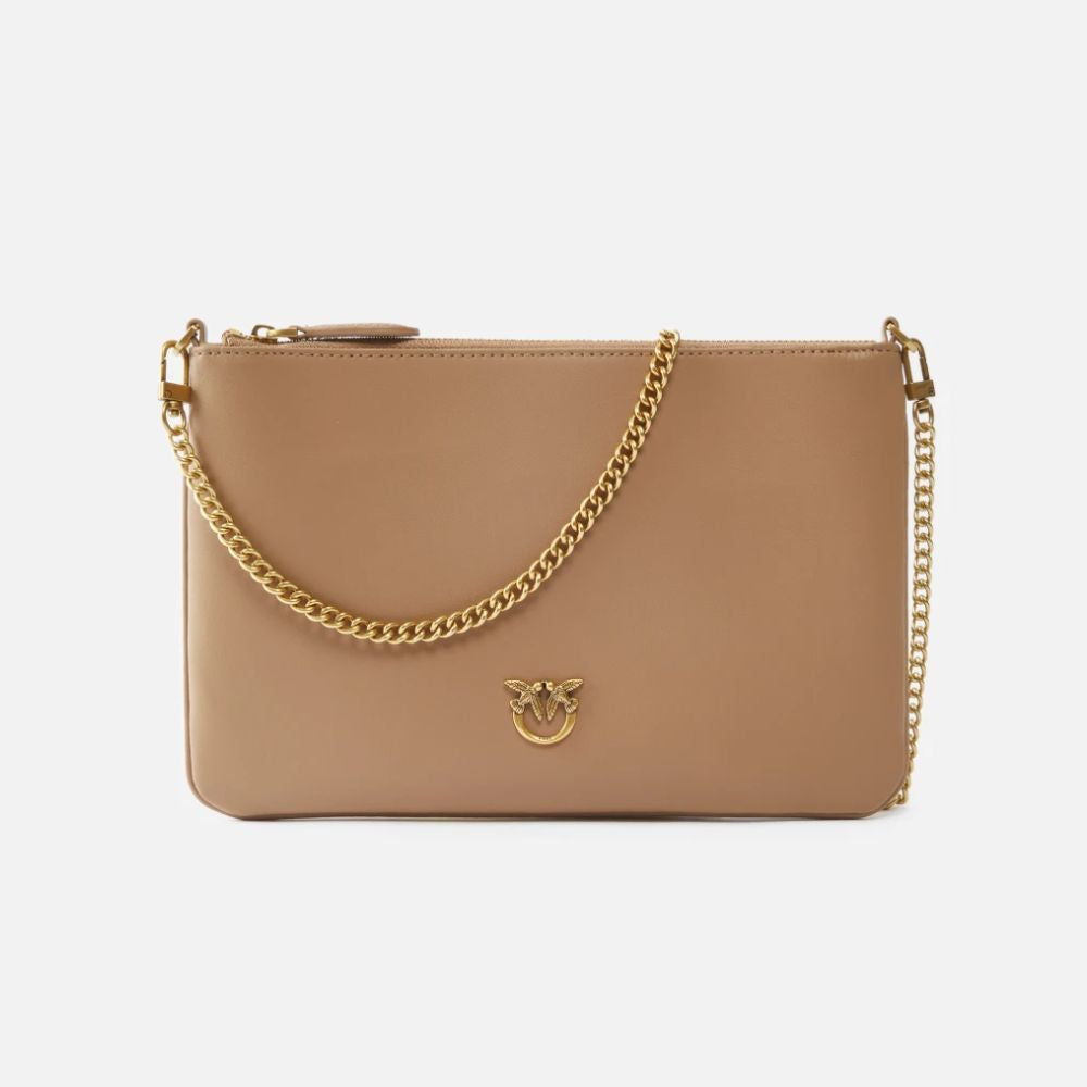 Pinko Classic Flat Love Bag in pelle 100455-A0F1