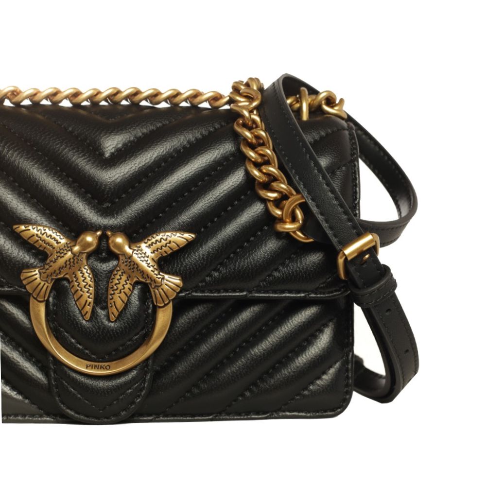 Pinko Borsa a tracolla piccola in nappa matelassé 10074-A0GK