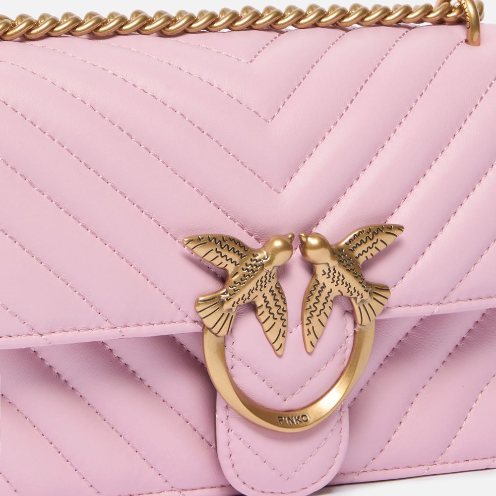 Pinko Borsa a tracolla piccola in nappa matelassé 10074-A0GK