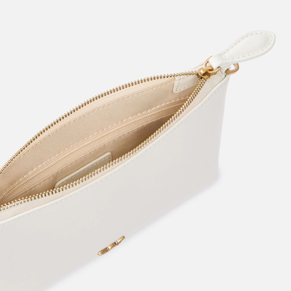 Pinko Pochette piatta in pelle con logo Love Birds donna 104277-A0F1