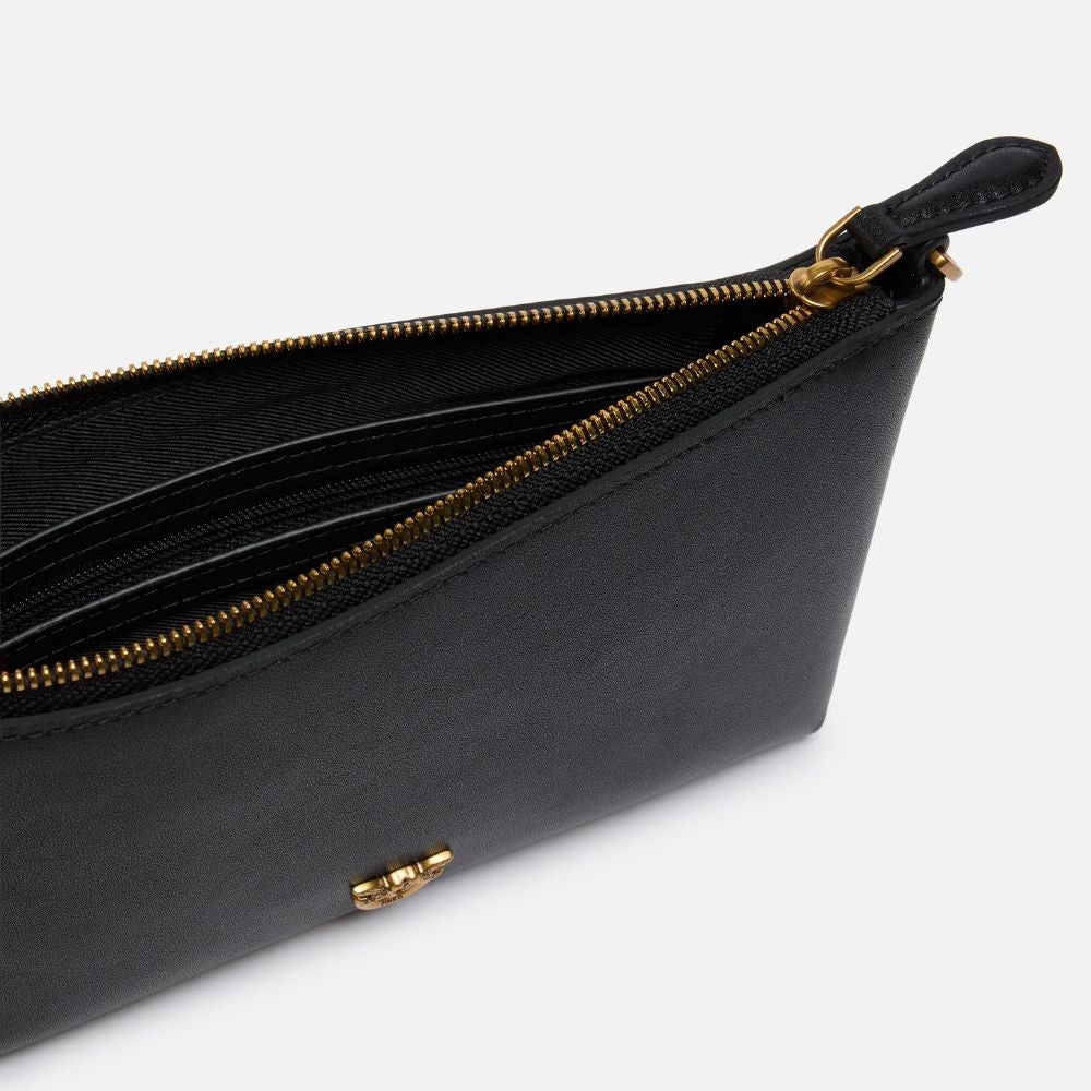 Pinko Pochette piatta in pelle con logo Love Birds donna 104277-A0F1