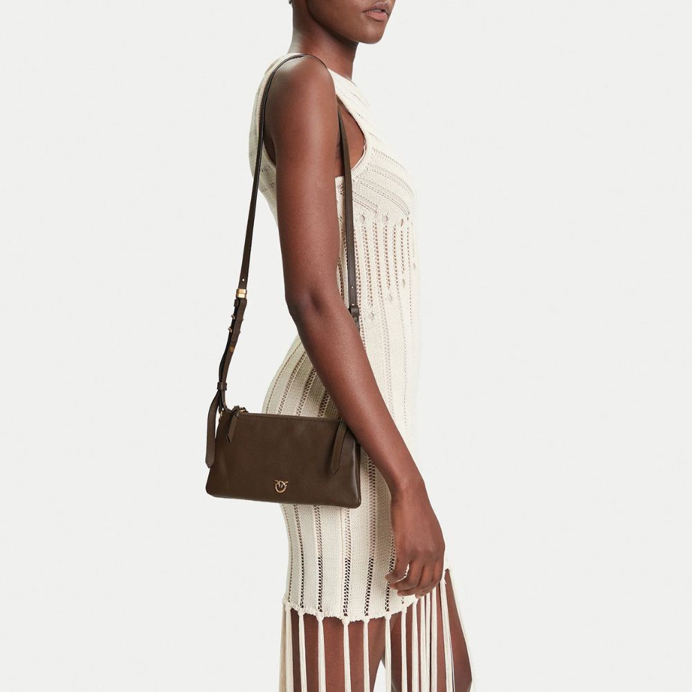 Pinko borsa a tracolla mini double bag da donna 105359-A0QO