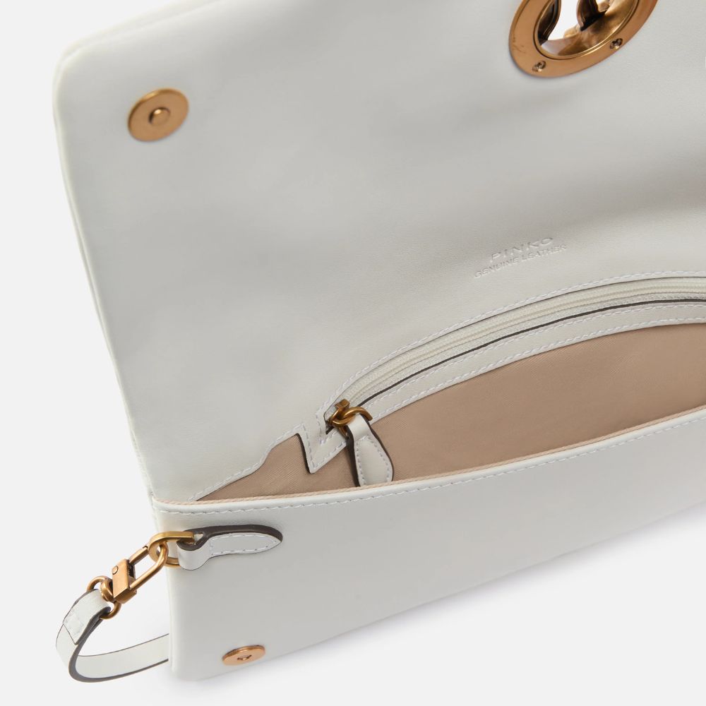 Pinko Pochette a tracolla media Love Bag Click Soft Horizontal in pelle da donna 106022-A0QO