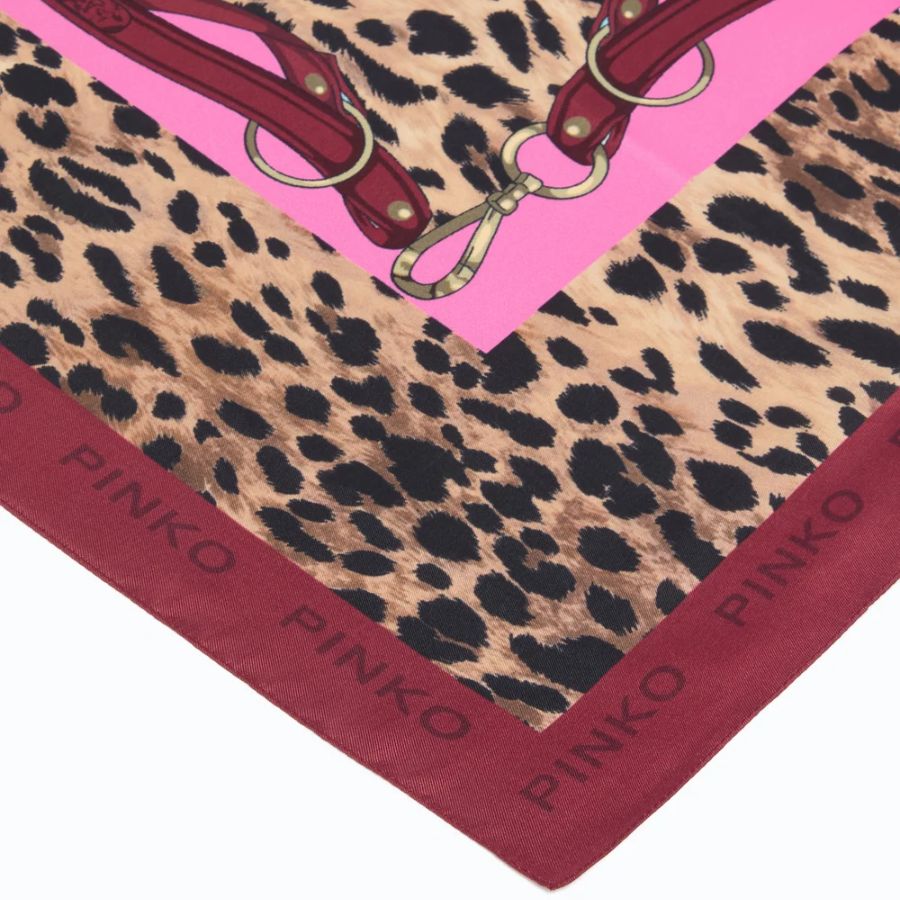Pinko Foulard con stampa maculata da donna 106656-A3IN