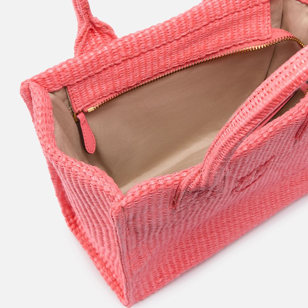 Pinko Borsa shopper piccola Beach in rafia da donna 106832-A39Y