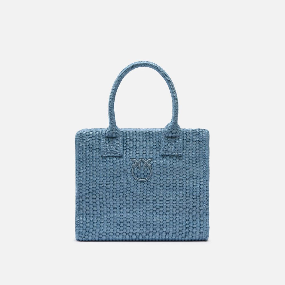 Pinko Borsa shopper piccola Beach in rafia da donna 106832-A39Y