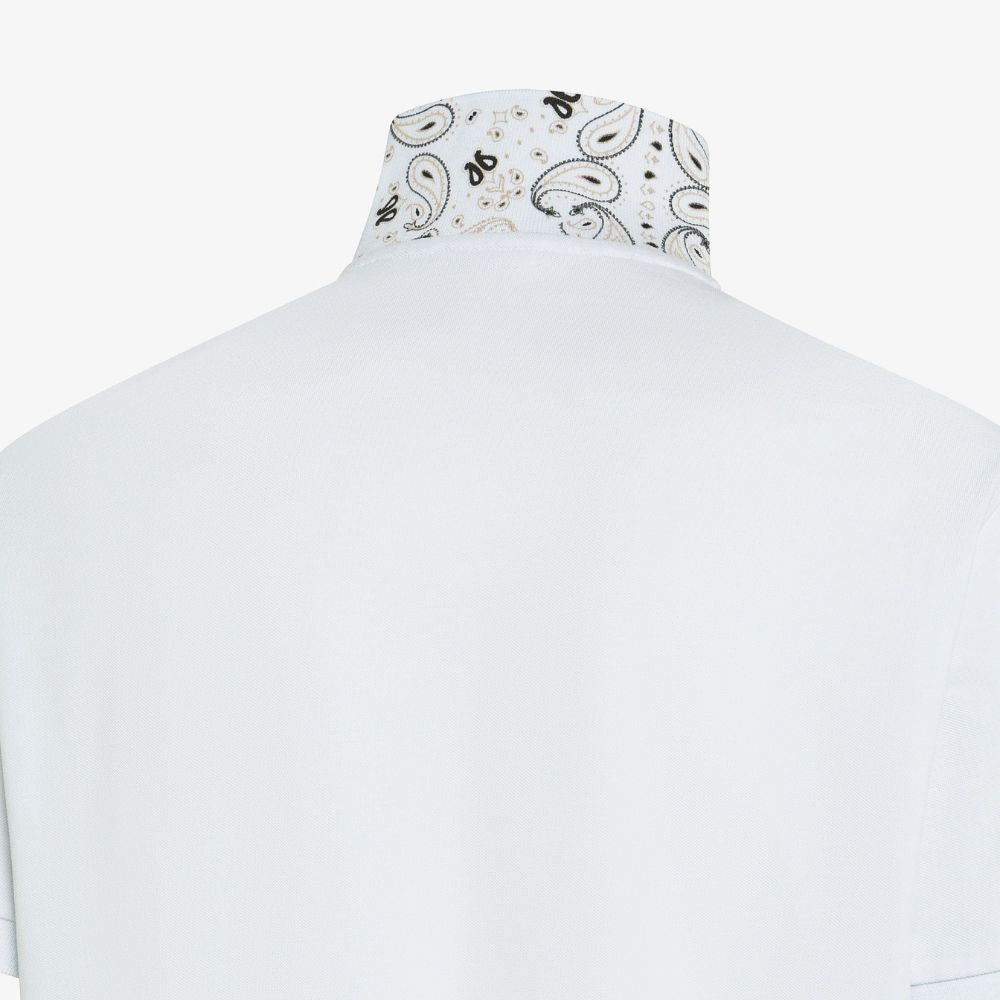 Sun68 Polo con stampa sotto il colletto da uomo A36115