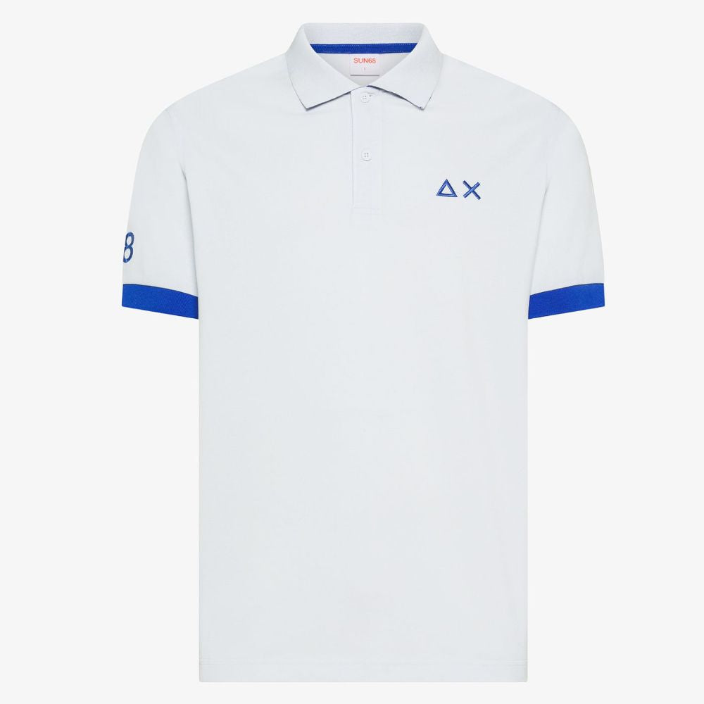 Sun68 Polo big logo fluo da uomo A36121