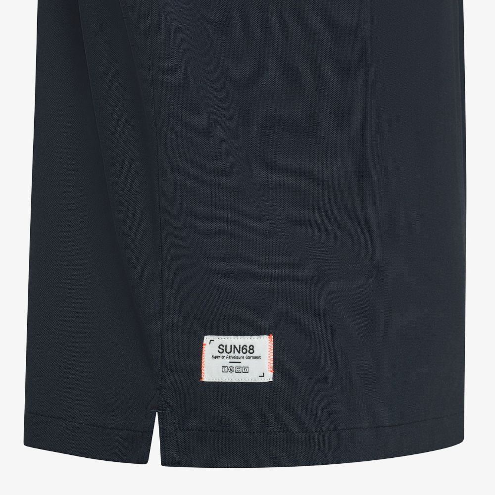Sun68 polo in piquet tech da uomo A36143