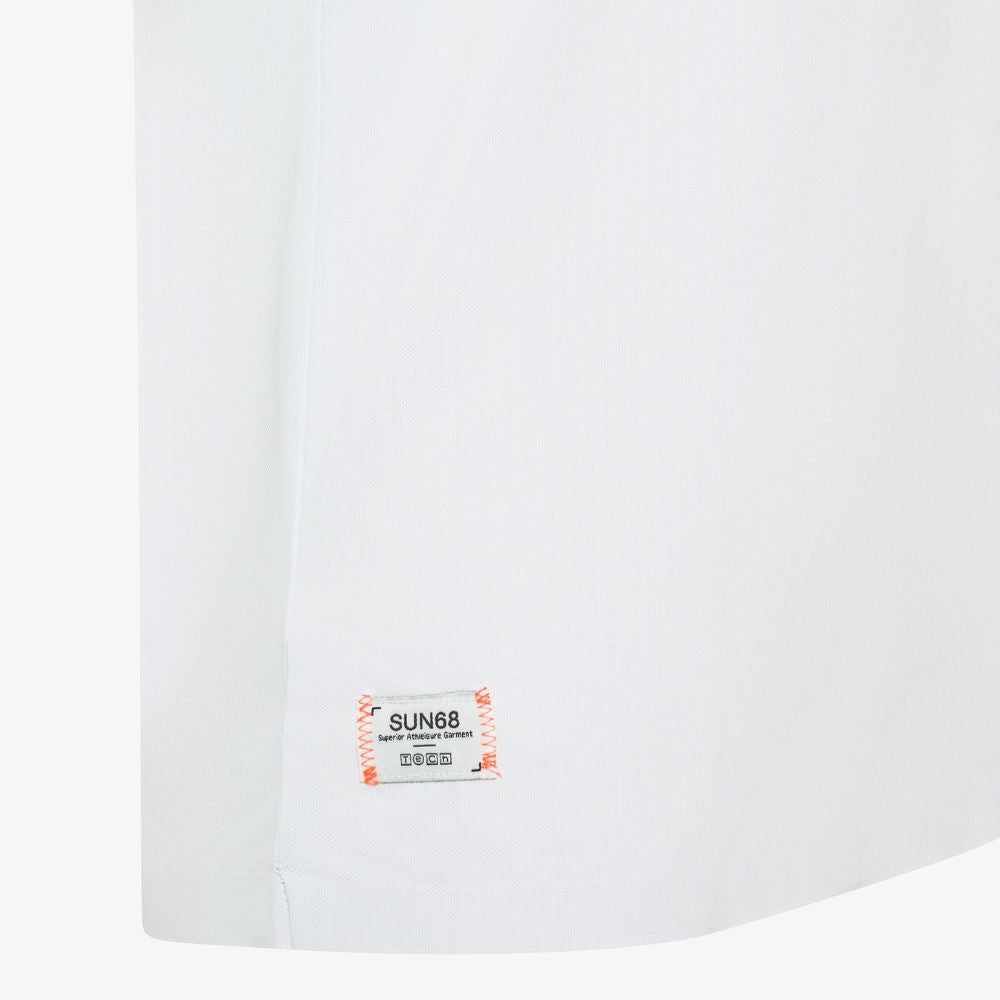 Sun68 polo in piquet tech da uomo A36143