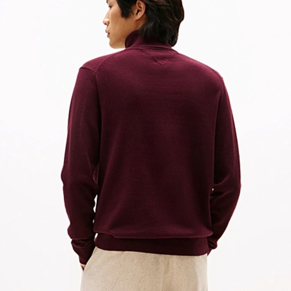 Tommy Hilfiger Pullover con cashmere e collo dolcevita da uomo MW0MW28048