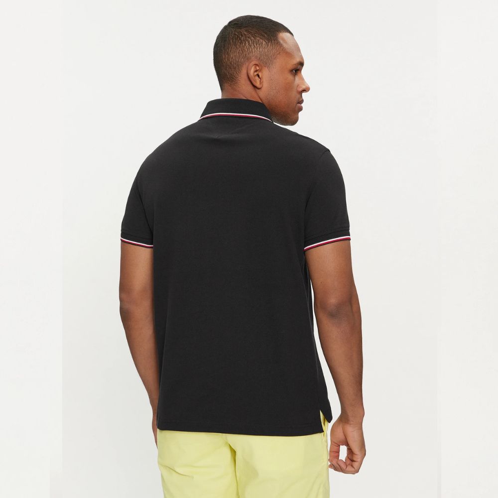Tommy Hilfiger polo slim fit con bordi a contrasto da uomo MW0MW30750