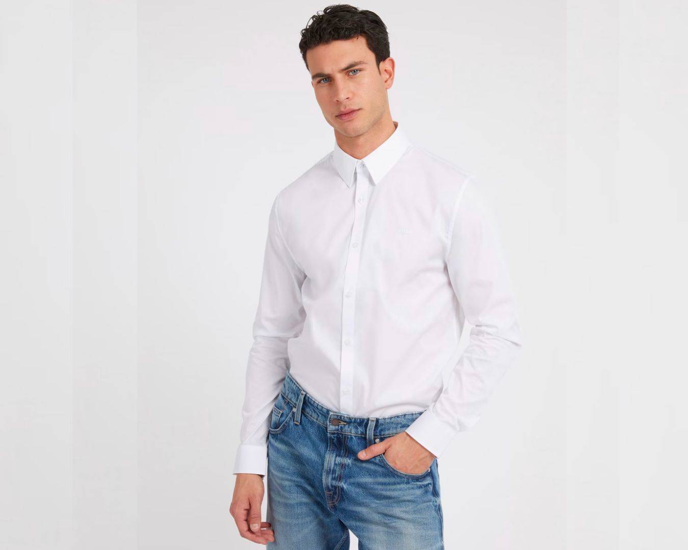 Guess Camicia da uomo M1YH20W7ZK1