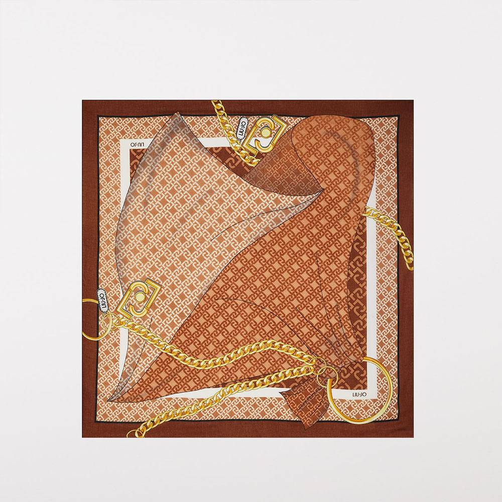 LIU JO FOULARD 120X120 DONNA 2F3142 T0300