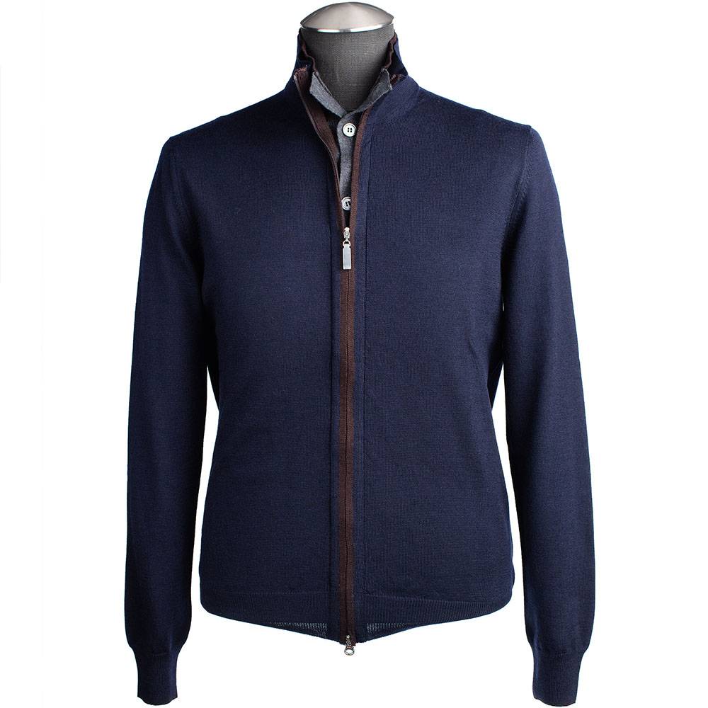 MAGLIONE CON CERNIERA UOMO GRAN SASSO 57142 14223