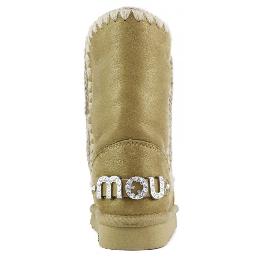 MOU ESKIMO 24 WHITE RHINESTONES LOGO FW101037B