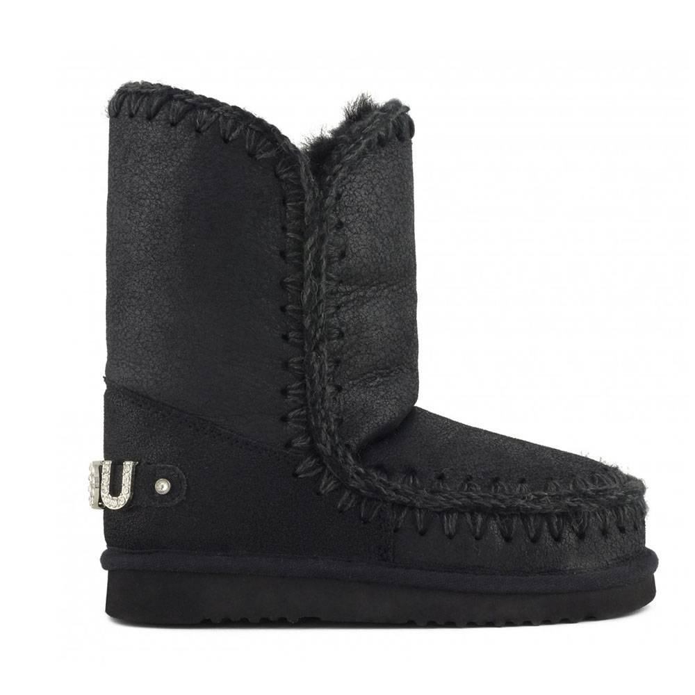 MOU ESKIMO 24 WHITE RHINESTONES LOGO FW101037B