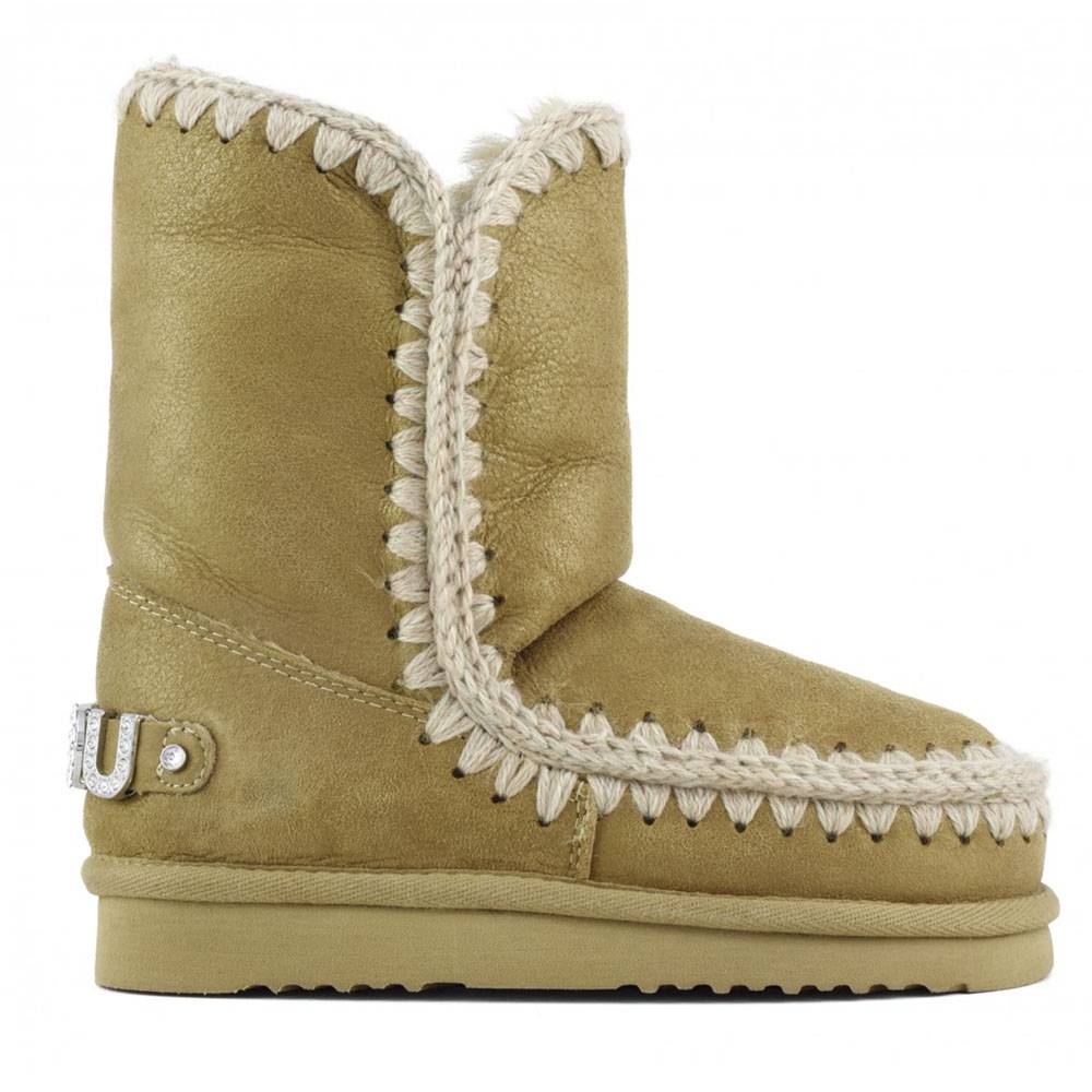 MOU ESKIMO 24 WHITE RHINESTONES LOGO FW101037B