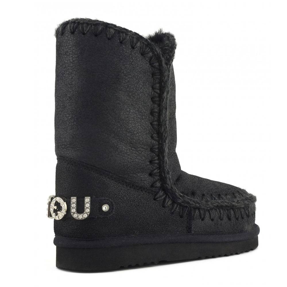 MOU ESKIMO 24 WHITE RHINESTONES LOGO FW101037B