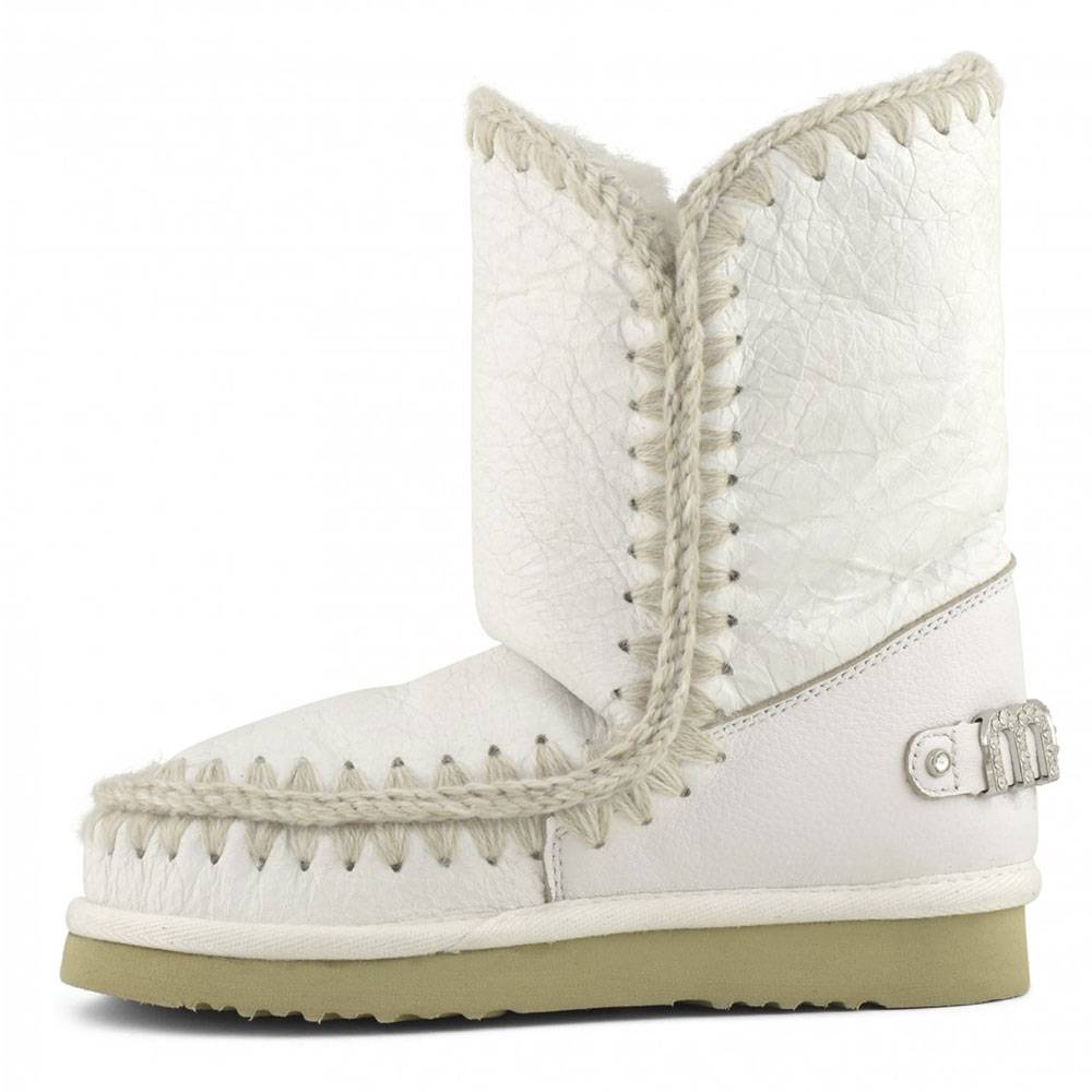 MOU ESKIMO 24 WHITE RHINESTONES LOGO FW101037C
