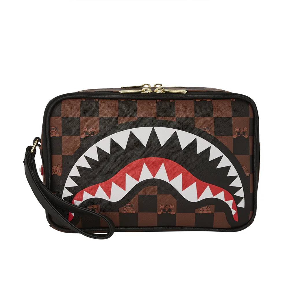Sprayground pochette da uomo in ecopelle