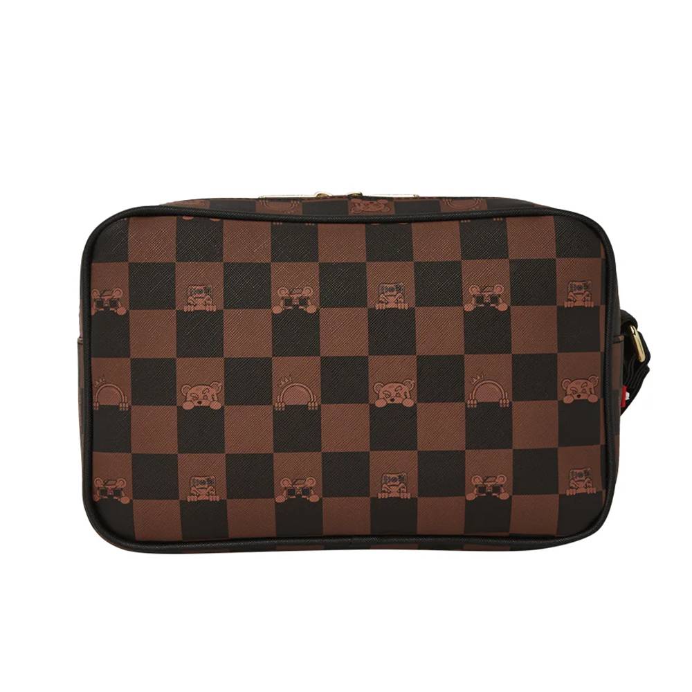 Sprayground pochette da uomo in ecopelle