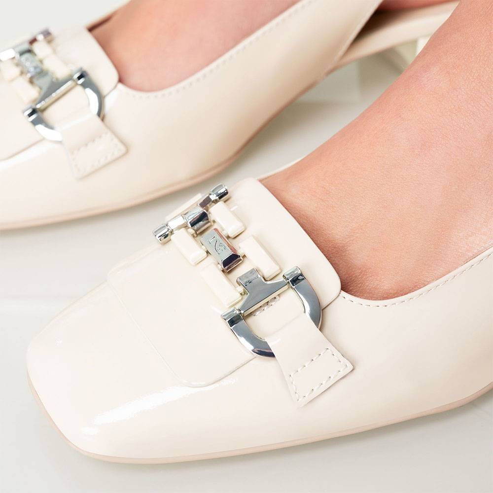 Nerogiardini Slingback da donna in pelle lucida