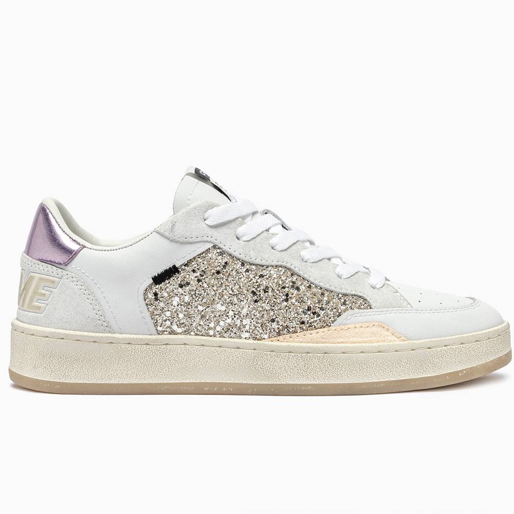Crime London sneakers da donna in pelle sugar plum