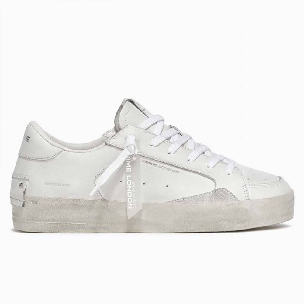 Crime London sneakers da uomo in pelle Sk8 Deluxe 16103