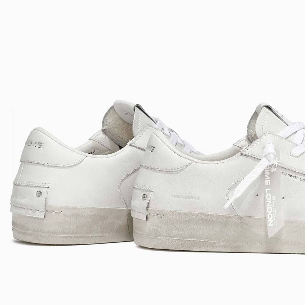 Crime London sneakers da uomo in pelle Sk8 Deluxe 16103