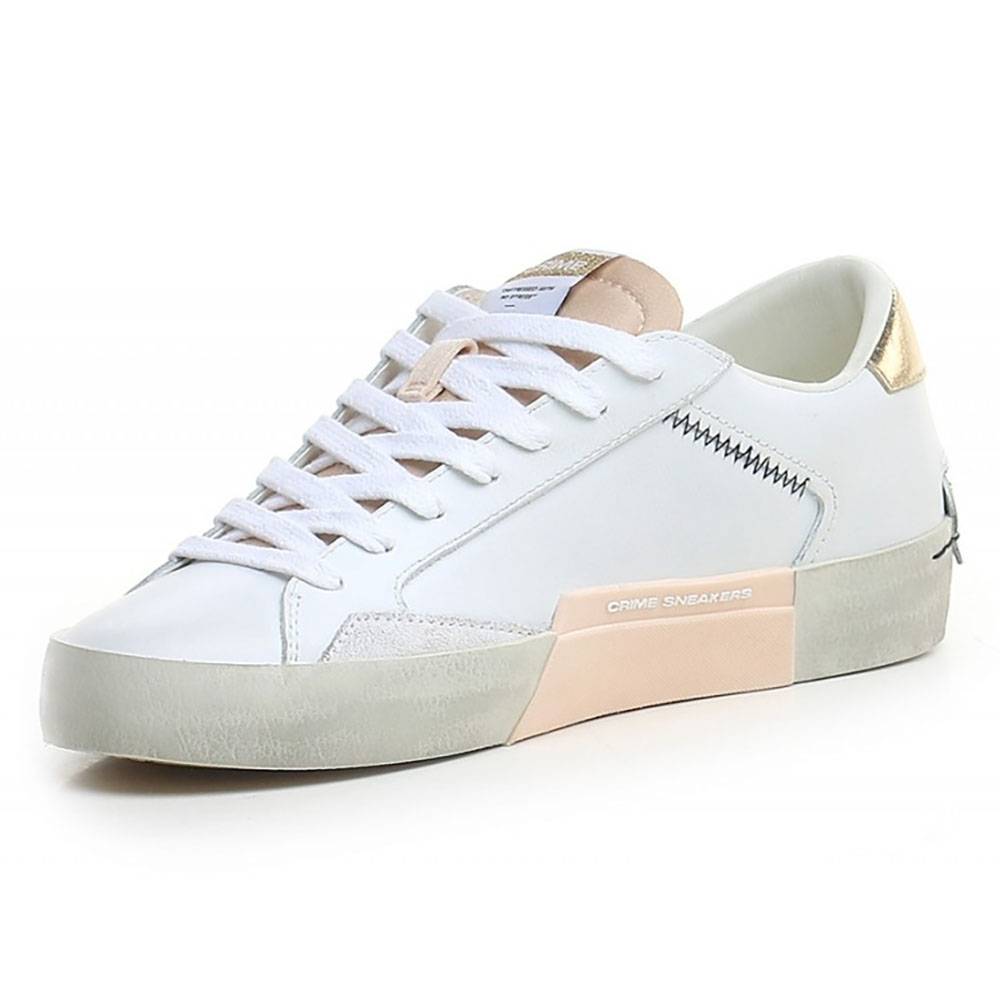 Crime London sneakers da donna in pelle Distressed